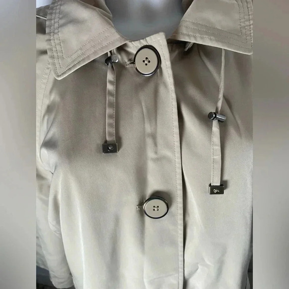 London Fog Trench Coat Rain Jacket Plus Size XXL GUC - Picture 3 of 12